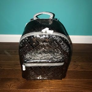 Love Moschino Silver Backpack